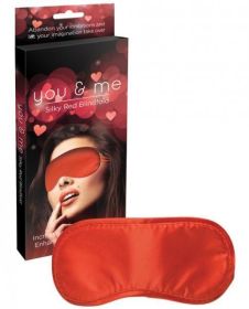 You &amp; Me Silky Red Blindfold